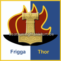 Frigga und Thor abeiten als Götter zusammen - Asatru Ring