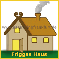Friggas Haus - Symbol der Goetter - Asatru Ring