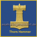 Thors Hammer, schützend hält Thor den Hammer über uns - Asatru Ring