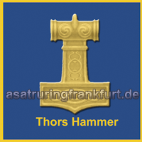 Thorshammer ist das Symbol im Asatru f�r Thor und die Gemeinschaft der G�tter