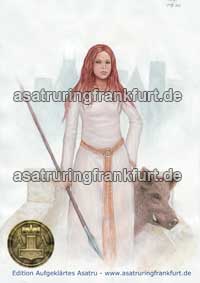 Freyas Götterschrein in ihrer Anmut - Asatru Ring